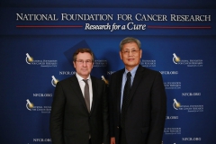 NFCR’s Michael Wang with Prize Winner Michael Hall