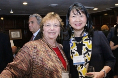 Dr. Sujuan Ba with 2017 Prize Selection Commitee member, Dr. Zena Werb from the University of California, San Francisco