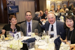 (L to R) Connie Briggs from Mackay Mitchell, Thomas & Ryan Beachler from Redfield and Company, and Zeting Wang from NFCR