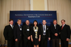 Joe Gillmer, Michael Wang, Sujuan Ba and Franklin Salisbury from NFCR with Ricardo Garcia, Bill Werkmeister, and Web Cavanee