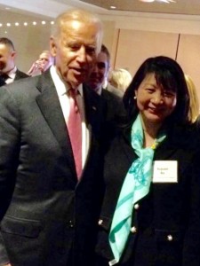 sujuan-biden Vice President Joe Biden with Dr. Sujuan Ba, President NFCR