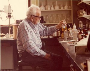 Dr. Albert von Szent-Györgyi in the lab Dr. Albert von Szent-Györgyi in the lab