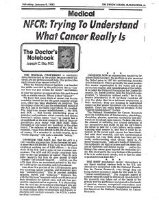 The Union Leader 1982 Article