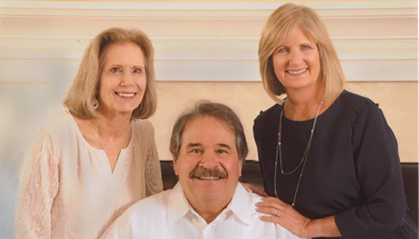 Marmelzat Willard Marmelzat in center with sisters left and right