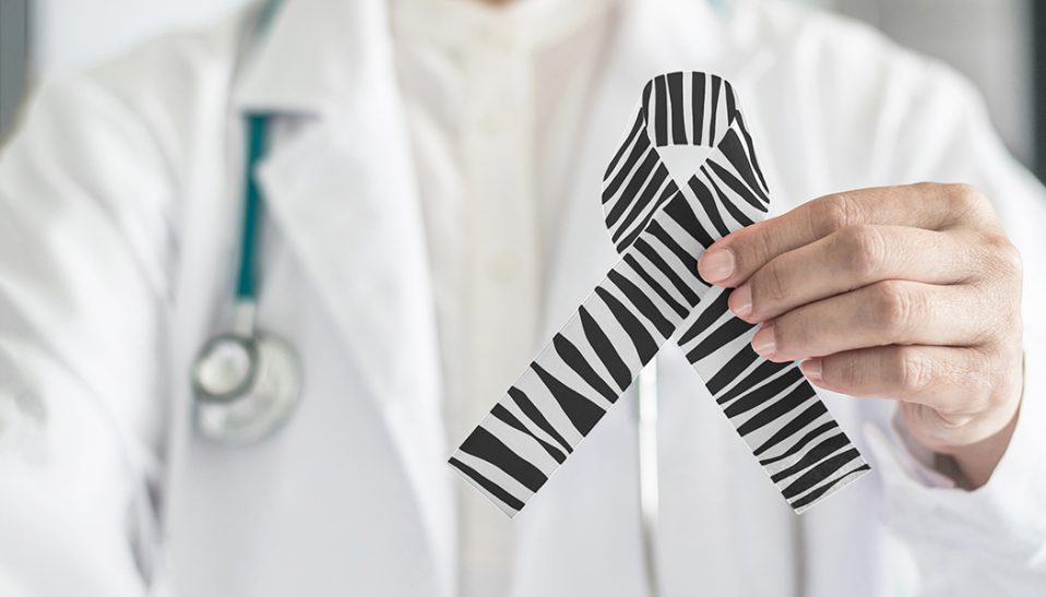 Carcinoid Cancer awareness ribbon