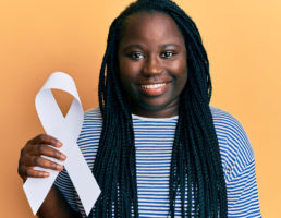 White Ribbon Lung Cancer Awareness White Ribbon Lung Cancer Awareness
