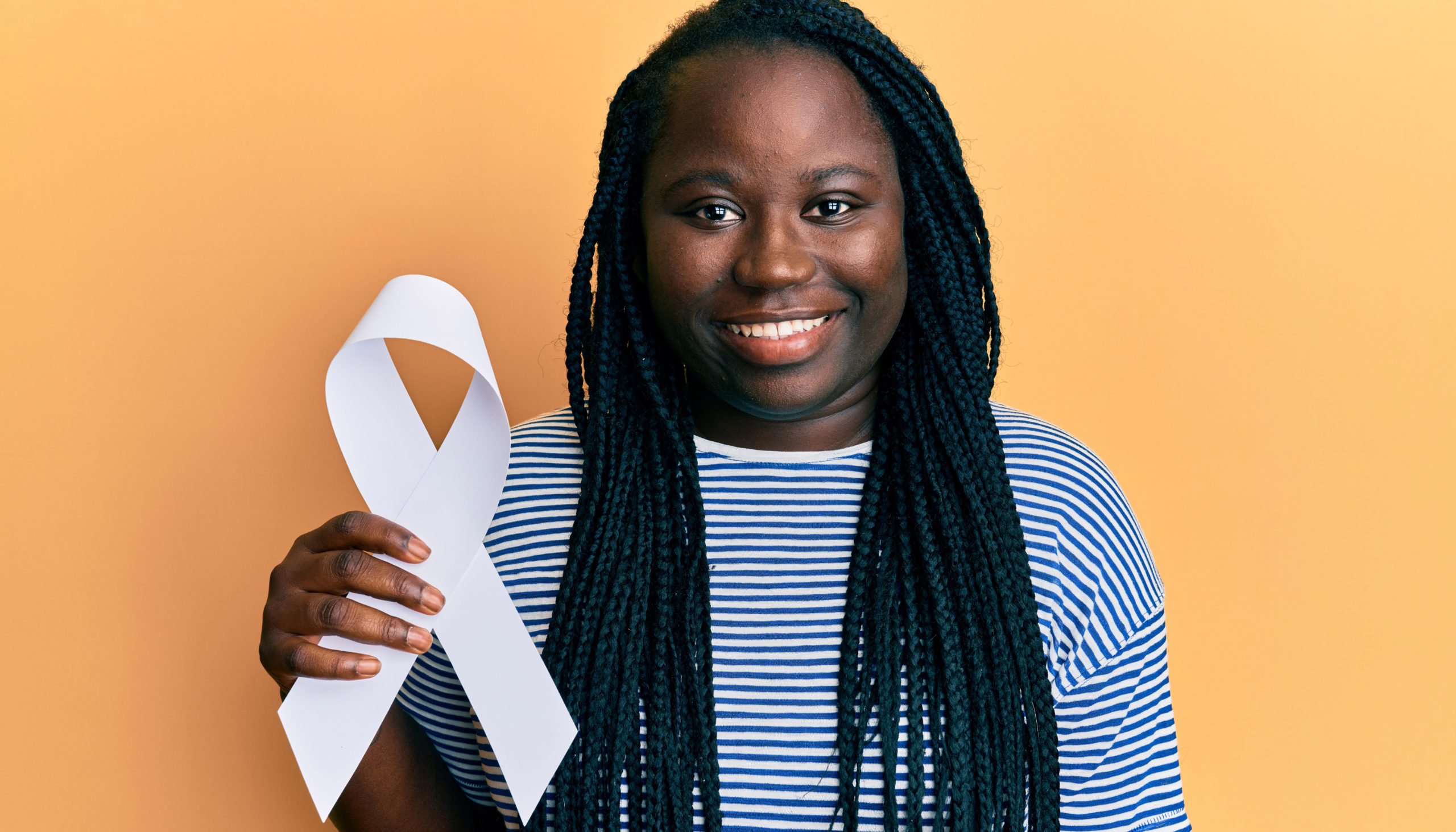 White Ribbon Lung Cancer Awareness White Ribbon Lung Cancer Awareness