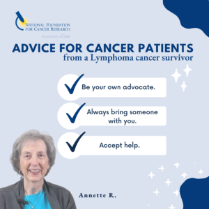 1 Advice for Cancer Patients