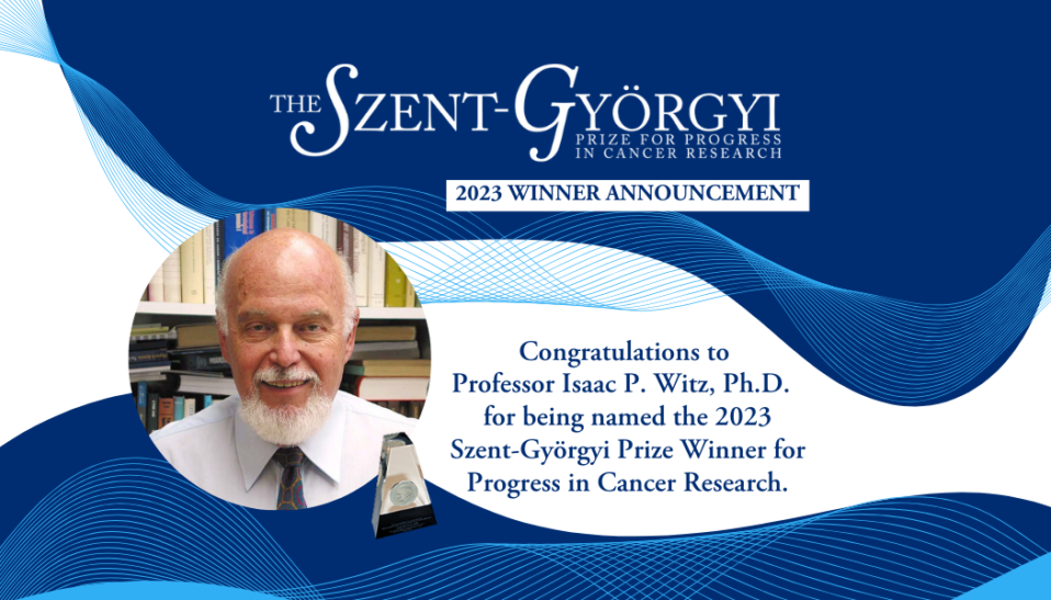 SG Prize 2023 Isaac Witz