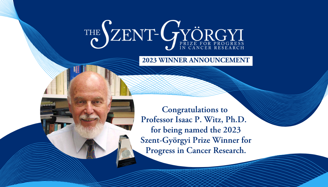 SG Prize Feature image 2023 Witz (1050 × 600 px) SG Prize 2023 Isaac Witz
