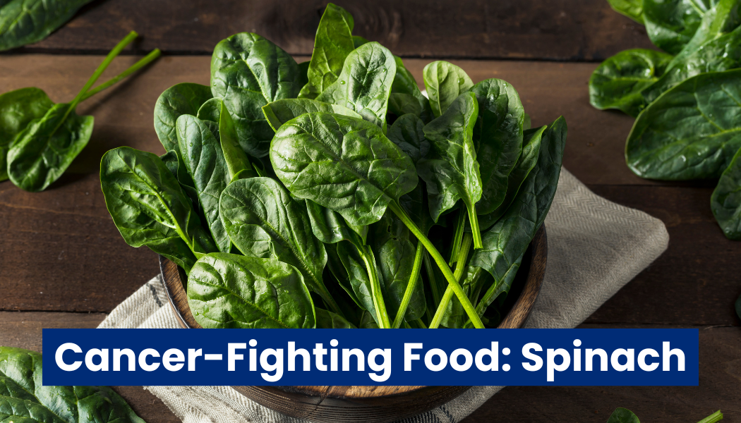 Cancer Fighting Food Feature Bowl of Spinach