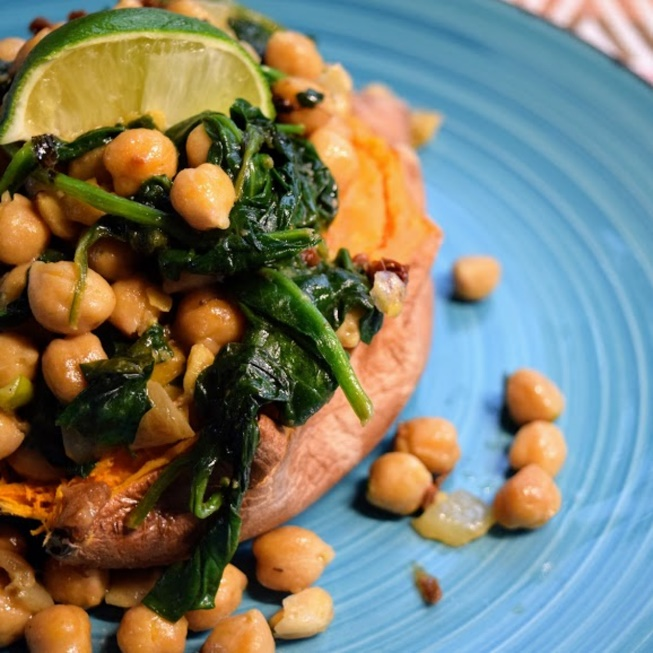 Spinach Sweet Potatoe