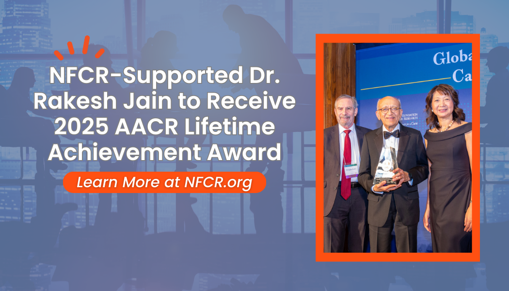 Rakesh Jain 2025 AACR Lifetime Achievement